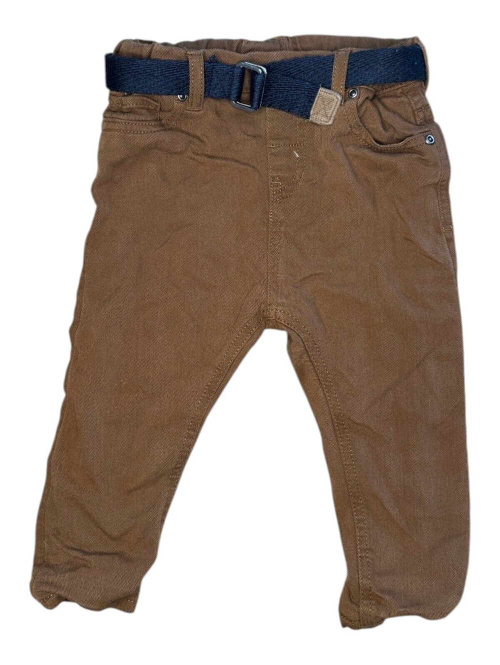 H&M 12-18M Brown Baby Pants With Belt
